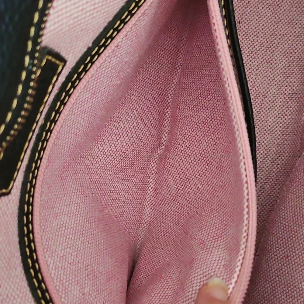 Dooney & Bourke Black Leather Tote - Picture 13 of 14